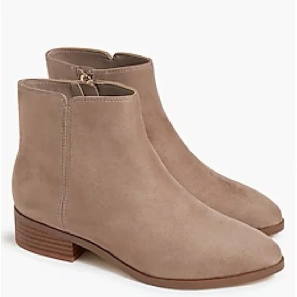 J. Crew Factory Shoes - J. Crew Factory | Vegan Sueded Ankle Boots Grey Various Sizes Available